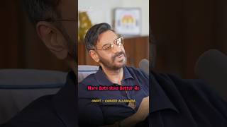 Ajay Devgan on Maa Baap ka Pyar ❤️❣️🔥 podcast maabaap maa family ajaydevgan [upl. by Nnylirret11]