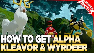 How to Get Kleavor amp Wyrdeer in Pokemon Legends Arceus [upl. by Gader210]