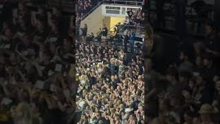 Mackey Arena reacts to Purdue volleyball winning its first set vs Indiana [upl. by Mcfadden]