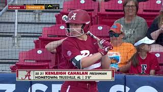 20230512  Alabama vs Tennessee  SEC Semifinal 2  Softball [upl. by Lledal]