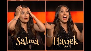 Salma Hayek On Faking It Stalkers Forgetting To Be Famous And The Hitmans Bodyguard [upl. by Auop]