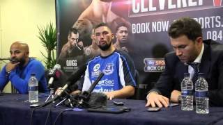 CLEVERLY v BELLEW 2  POSTFIGHT PRESS CONFERENCE  TONY BELLEW amp EDDIE HEARN [upl. by Aaron]