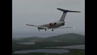 Phuket crash OneTwoGo Air MD 82 OG269 accident NTSB animation [upl. by Aisorbma]