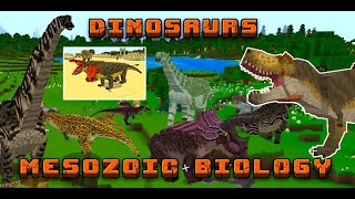 Mod Dinosaurs Mesozoic Biology in Addon part1 [upl. by Fennessy867]