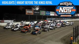 World of Outlaws NOS Energy Drink Sprint Cars  Eldora Speedway  July 19 2024  HIGHLIGHTS [upl. by Fitton]