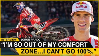 “I’m so out of my comfort zone… I can’t go 100”  Jorge Prado on 2024 Anaheim 1 [upl. by Nancey]