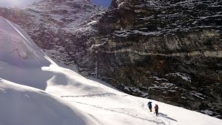 Acclimatisation hike up the Cholatse Icefall [upl. by Eiuqnom752]