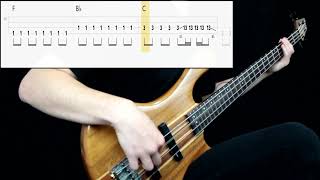 Alanis Morissette  You Oughta Know Bass Cover Play Along Tabs In Video [upl. by Catrina]