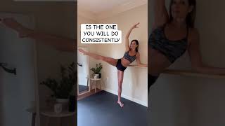 What is the best workout for toned legs barreathome shortsyoutube barrefitness barreworkout [upl. by Asatan]