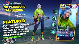 UPDATED Script Skin Benedetta Starlight No Password  Effect amp Voice  New Patch Mobile Legends [upl. by Gianni773]