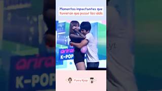 Momentos impactantes que tuvieron que pasar los idols kpop shorts [upl. by Alberic632]