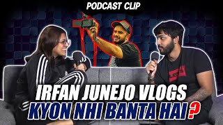 Irfan Junejo Vlogs Kyon Ni Banta Hai   Momina Munir  Momo Talks  Clip [upl. by Toddie]