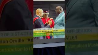 admiral Bailey getting his award order of distinction OD ￼ [upl. by Adnima]