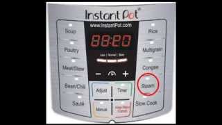 How to use Instant Pot as a Pressure Steamer [upl. by Ocer]