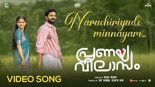 Naruchiriyude Minnayam Video Song  Pranaya Vilasam Arjun Anaswara Mamitha  Shaan Rahman Nikhil [upl. by Rimidalg307]