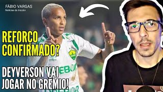 🚨 REFORÇO confirmado DEVERSON vai JOGAR no GRÊMIO em 2024 🔥😱😱 [upl. by Kerge]