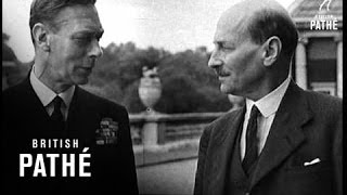 The King Receives Mr Attlee 1945 [upl. by Atinuahs990]