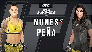 Amanda Nunes vs Julianna Pena  Full Fight Highlights  UFC 269  Nunes vs Pena [upl. by Nolyat155]