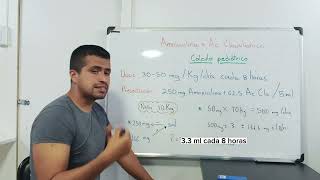 Cómo CALCULAR la dosis de AMOXICILINA MAD ACIDO CLAVULÁNICO en niños [upl. by Casey]