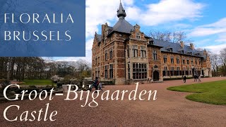 Groot Bijgaarden Castle Floralia Brussels in 4k  A day in Groot Bijgaarden Belgium with the Family [upl. by Ellekim]