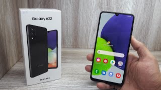 Galaxy A22 Black Edition Unboxing  Should You Buy [upl. by Naus]