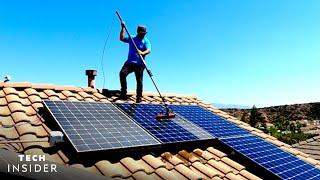 How Solar Panels Are Professionally Cleaned [upl. by Acila]