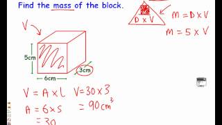 Density Mass Volume mathscast [upl. by Enail]