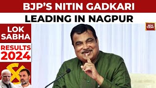 Lok Sabha Election Results Nitin Gadkari Leads In Nagpur In Early Trends  India Today News [upl. by Aicilev]