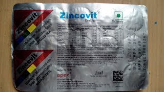 zincovit tablet review in hindi uses benefits Side effects doses [upl. by Hanonew]