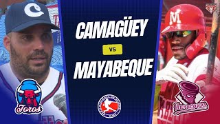 Camagüey vs Mayabeque 2do juego Serie Nacional 63 [upl. by Ecirtnas]