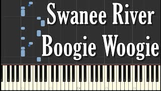 Swanee River Boogie Woogie Piano Tutorial Albert Ammons [upl. by Mariel]