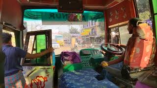 Amazing Bus Ride in Bangladesh  Dhaka EPZ Road  Dhaka Ashulia Highway [upl. by Soren172]