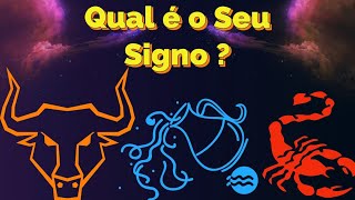 COMO SABER QUAL É MEU SIGNO  DATA DE CADA SIGNO [upl. by Sgninnej]