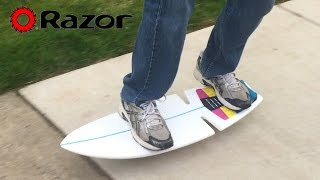 Ripsurf Skateboard Review amp Demo  Razor [upl. by Auberbach]