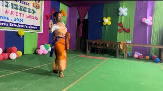 Freshers day 2024  UN academy kokrajhar Single dance 💃 [upl. by Elvera687]