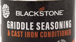 How to Season a Blackstone Griddle Grill for the First Time [upl. by Eelirem]