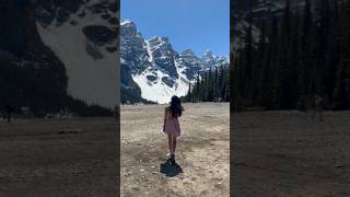 Moraine Lake albertacanada shorts [upl. by Eilatam]