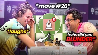 Magnus Carlsens SHOCKING Blunder against Levon Aronian [upl. by Ken]