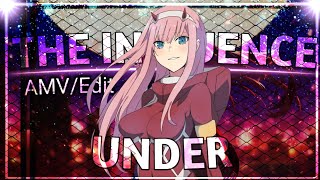 Zero Two  Under The Influence AMVEdit  Darling In The Franxx [upl. by Gnem]