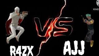 R4zX🔥vs Ajj gamer🎮1 v 1 match 01 [upl. by Tannenwald]