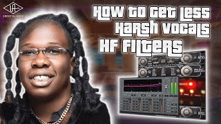 How To Mix and Master CLEAN Bright Rap Vocals 🥵 With Less Harshness using HF Limiters UAD Fatso [upl. by Ynattir]