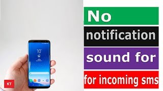 No notification sound for incoming message event hough sound turned on [upl. by Queston]