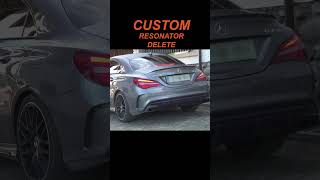 CLA45 AMG Cold Start  Stock vs Custom [upl. by Dhaf]