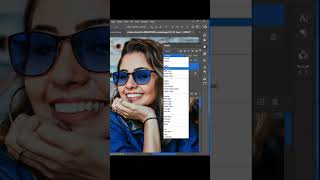 Easily change glasses color in adobe Photoshop tutorial ytshorts ytshort [upl. by Ojeibbob]