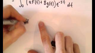 Laplace Transform is a Linear Operator  Proof [upl. by Spalla]