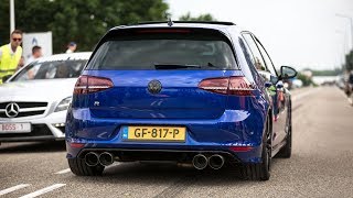 400HP Stage 2 Volkswagen Golf 7 R w Custom Exhaust  Launch Controls Revs amp Accelerations [upl. by Raney]