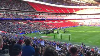 Mike Oldfield’s Portsmouth played during Pompey Checkatrade trophy final celebrations [upl. by Llednew118]