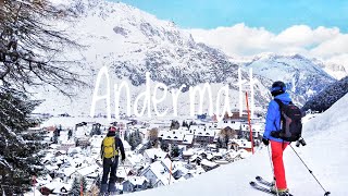 Skiing in Andermatt in 4K [upl. by Eustache56]