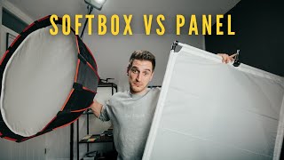 Softbox vs Panel Diffusion comparison examples  Which one for you [upl. by Branscum264]