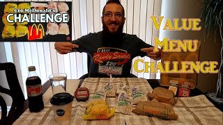 McDonalds 20 Value Menu Challenge [upl. by Eugene359]